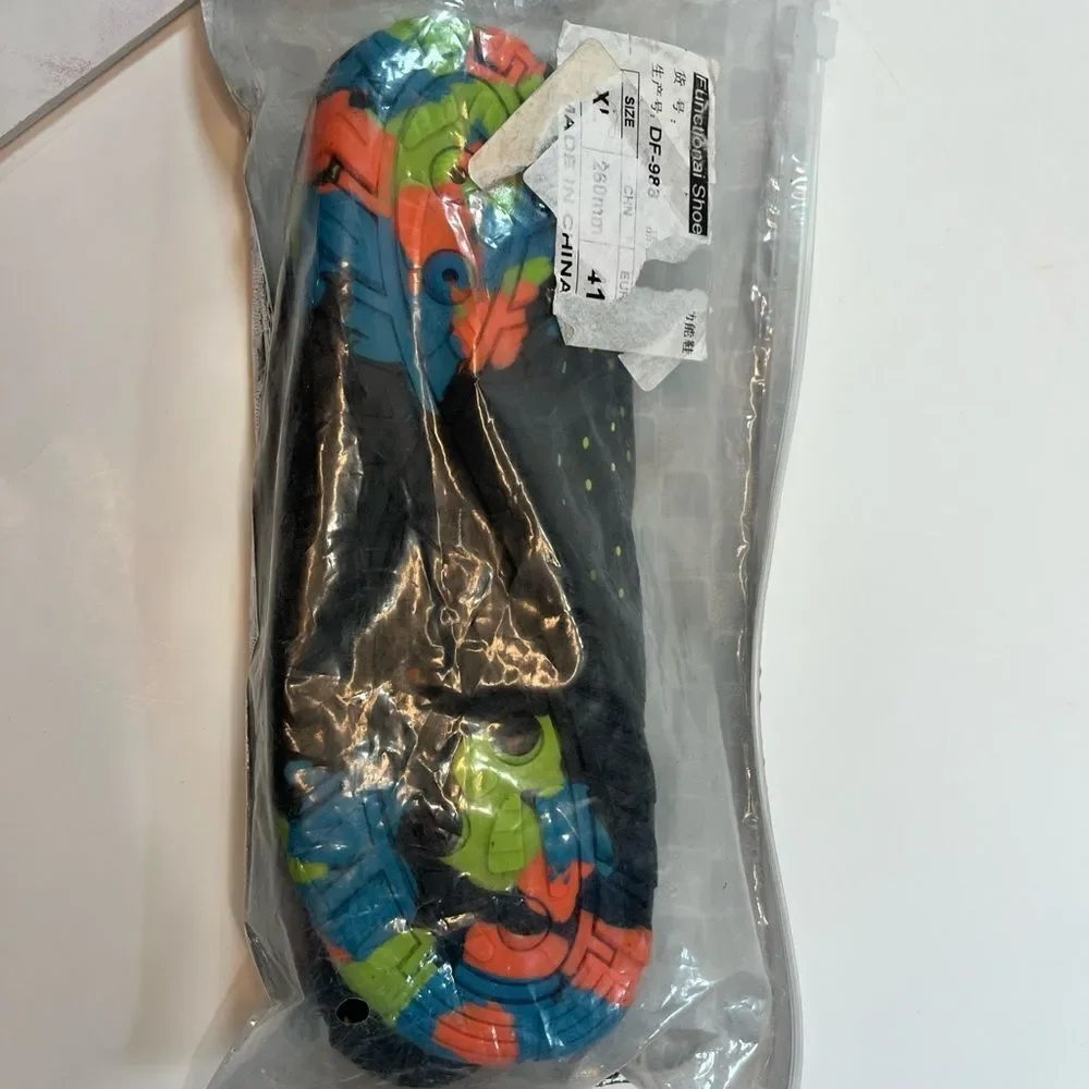 🔥4/$25 NEW ADULT BUNGEE STRAP WATER SHOE/AQUA SOCKS, XL